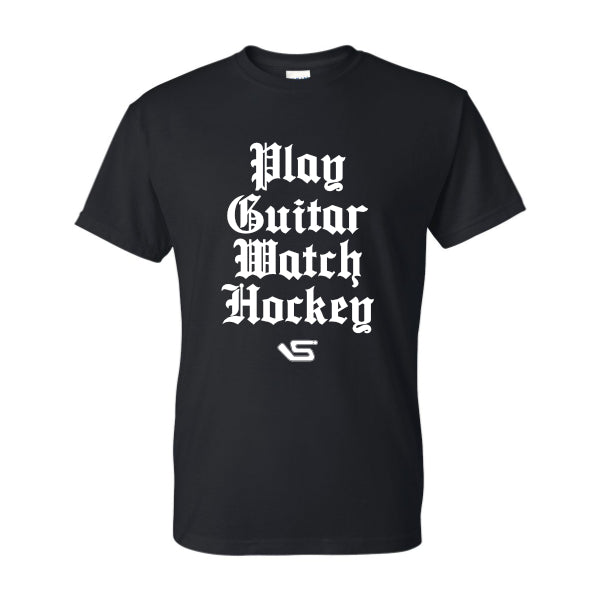 Guitar, Hockey Tee