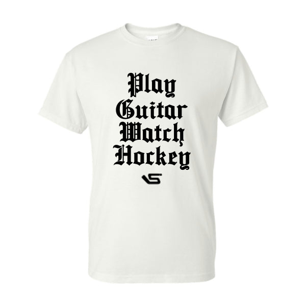 Guitar, Hockey Tee